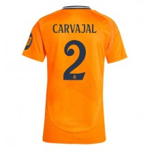 Real Madrid Daniel Carvajal #2 Bortedrakt Kvinner 2024-25 Kortermet